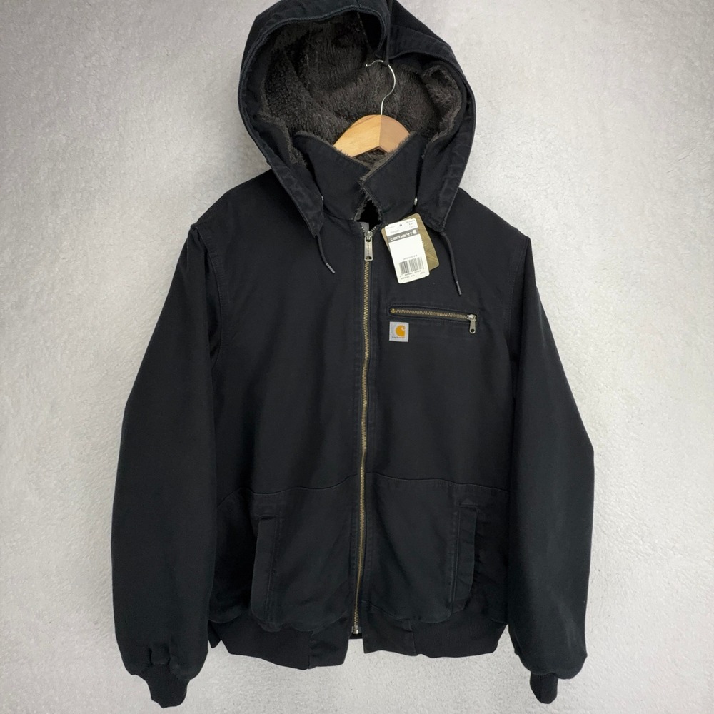 Carhartt Wildwood Jacket Sherpa Lined Womens XXL 2XL‎ 100815-001 Black NWT